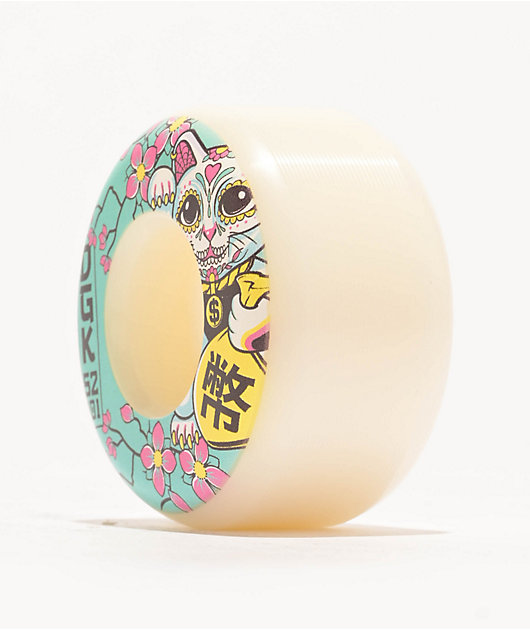 DGK Good Luck Santo 52mm 101a White Skateboard Wheels