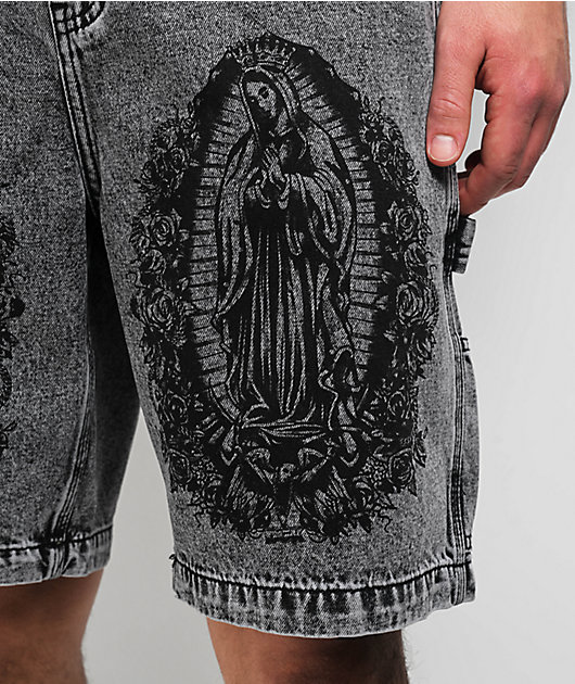 DGK Guadalupe Black Wash Denim Shorts