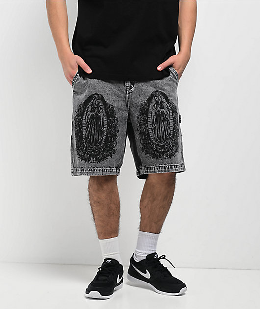 DGK Guadalupe Black Wash Denim Shorts | Zumiez