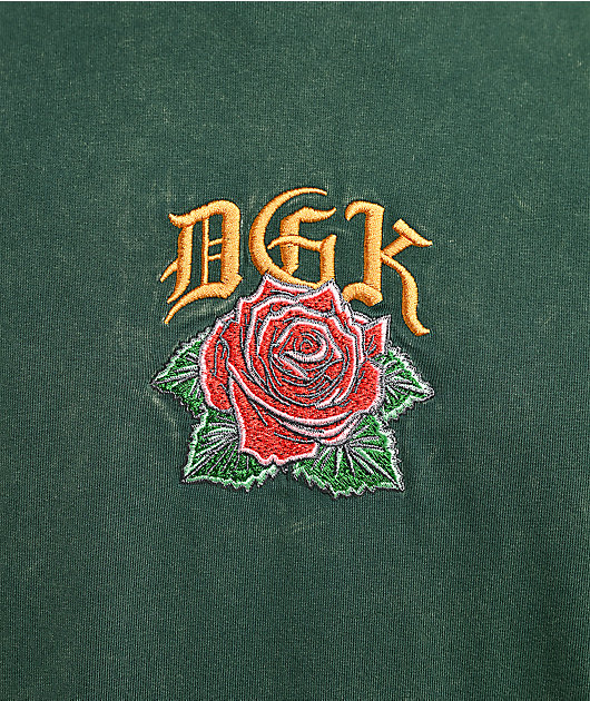 DGK Guadalupe Dark Green Wash Boxy T-Shirt