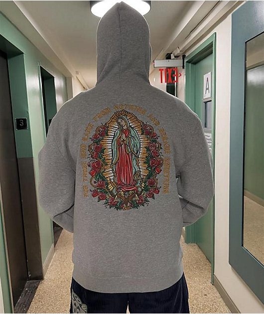 DGK Guadalupe Grey Zip Hoodie | Zumiez