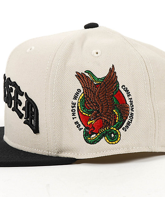 DGK Guerrero Cream & Black Snapback Hat