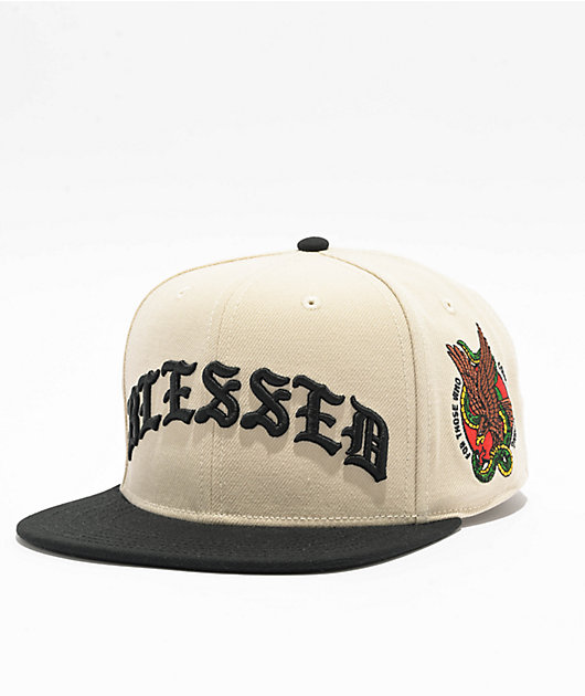 DGK Guerrero Cream & Black Snapback Hat | Zumiez