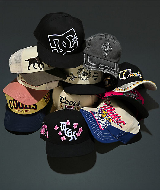 DGK Hanami Black Snapback Hat