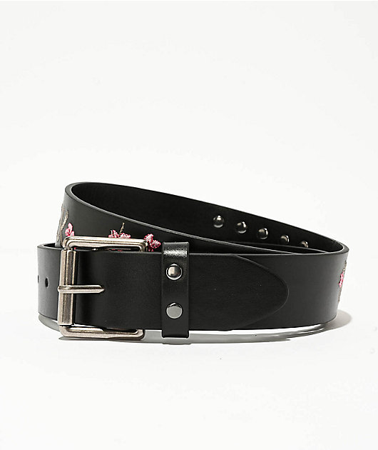 DGK Hanami Embroidered Black Belt | Zumiez