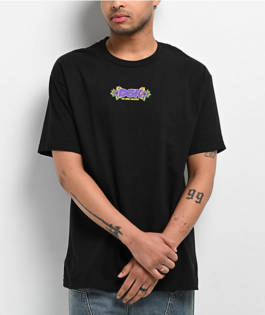 DGK Hibiscus Heat Black T-Shirt | Zumiez