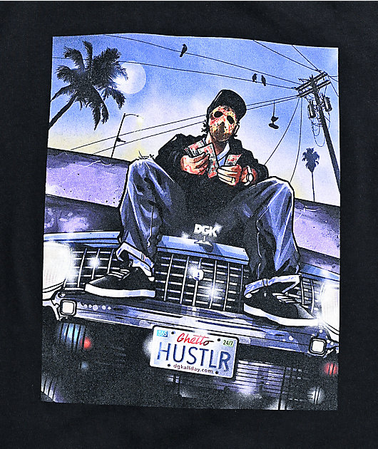 DGK Hustlin Black T-Shirt