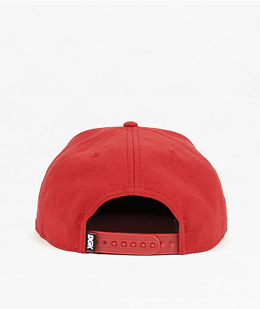 DGK I Love Haters Crimson Snapback Hat