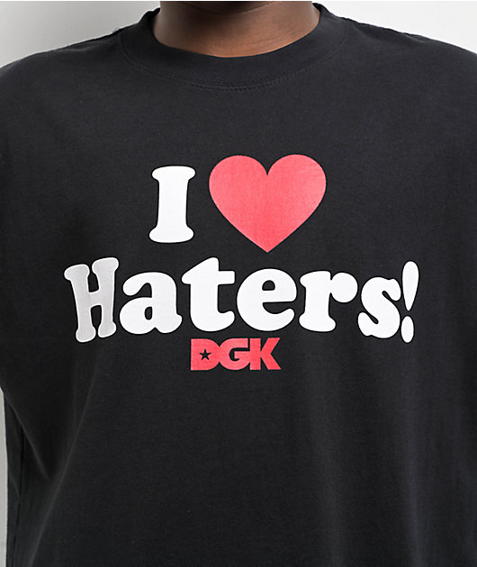 DGK I Love Haters Heavyweight Vintage Black T-Shirt