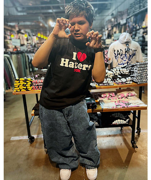 DGK I Love Haters Heavyweight Vintage Black T-Shirt