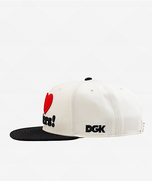 DGK I Love Haters Sand & Black Snapback Hat | Zumiez