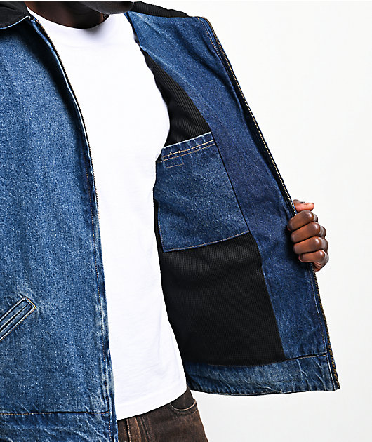 DGK Imagine Indigo Hooded Denim Jacket | Zumiez
