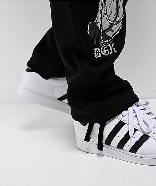 DGK Inked Fleece Black Sweatpants