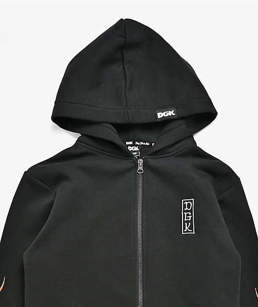 DGK Kids Roamer Black Zip Hoodie