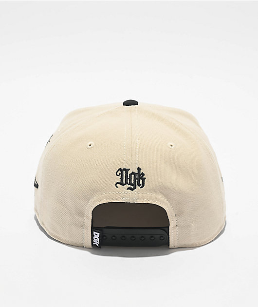 DGK Kingdom Natural & Black Snapback Hat