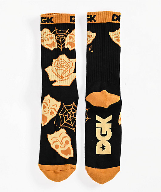 DGK Laugh Now Cry Later Black Crew Socks