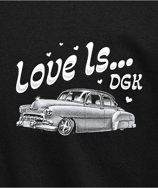 DGK Love Is... Black T-Shirt