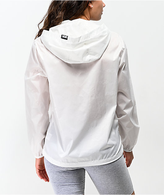 DGK Lux White Windbreaker Jacket