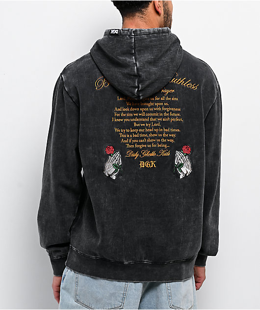 DGK Mercy Vintage Black Wash Hoodie