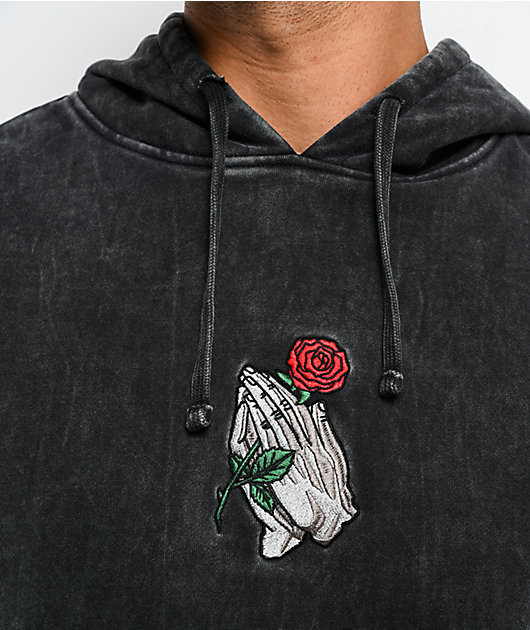 DGK Mercy Vintage Black Zip Hoodie