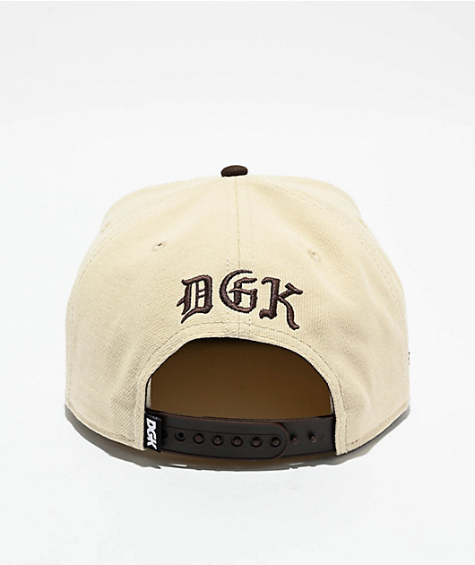 DGK Mindset Tan & Brown Snapback Hat