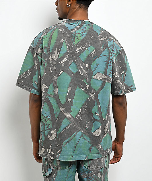 DGK Mint Timber Green Wash Boxy T-Shirt