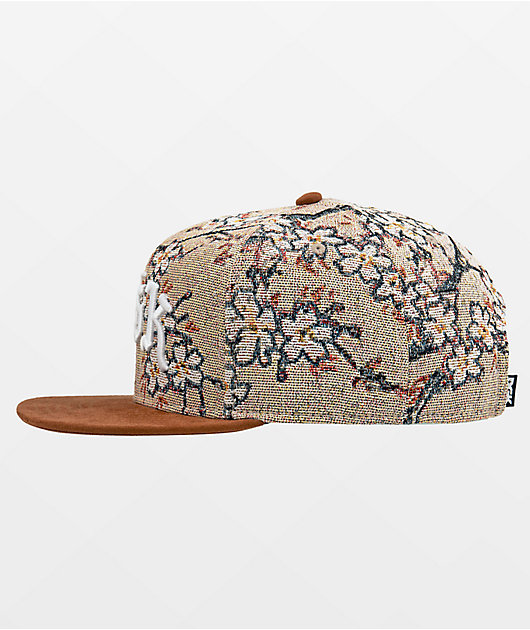DGK Mizumi Tapestry Tan Snapback Hat