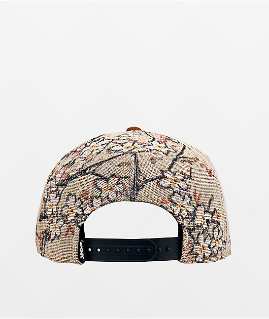 DGK Mizumi Tapestry Tan Snapback Hat