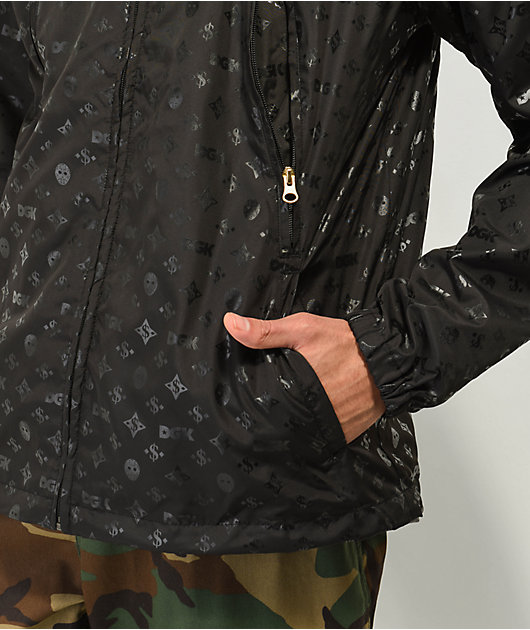 Louis Vuitton Reversible Black Monogram Windbreaker Jacket Size 46 / Small  