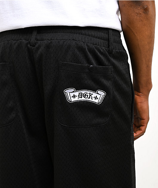 DGK Noble Black Mesh Shorts