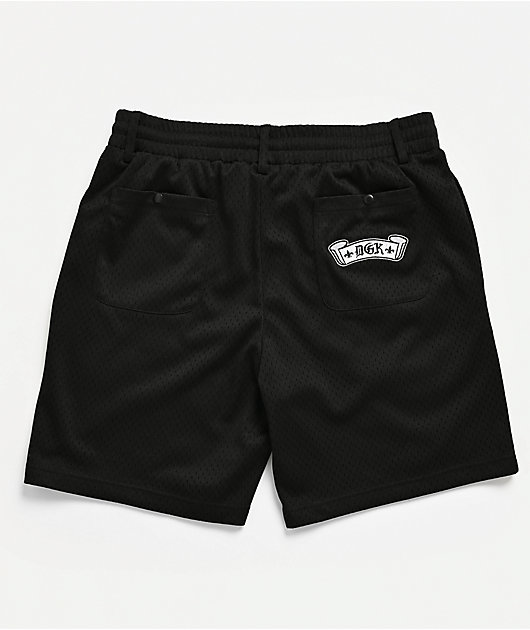 DGK Noble Black Mesh Shorts