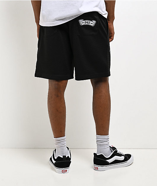 DGK Noble Black Mesh Shorts