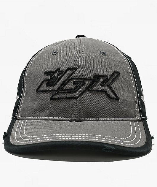 DGK Omega Distressed Grey Snapback Hat