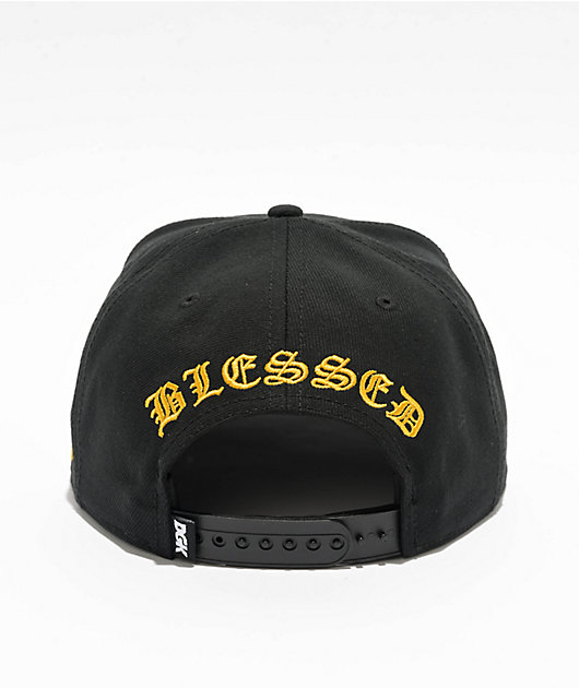 DGK Our Lady Black Snapback Hat