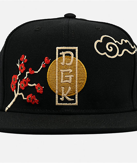 DGK Patience Black Snapback Hat