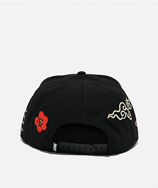 DGK Patience Black Snapback Hat
