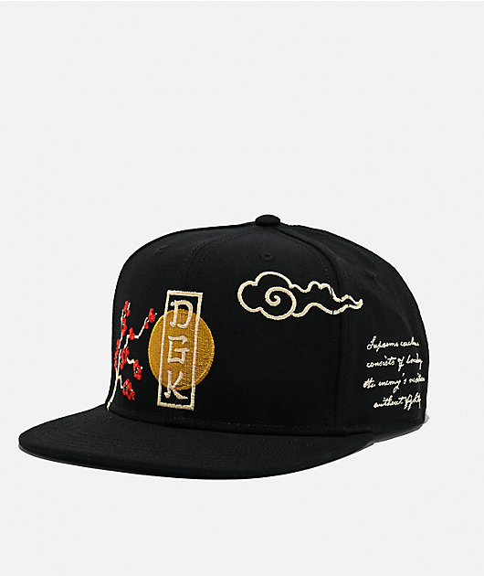 DGK Patience Black Snapback Hat | Zumiez