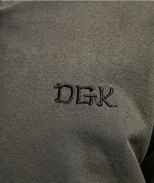 DGK Patience Olive Hooded Canvas Jacket