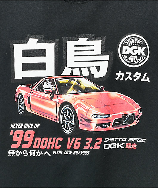 DGK Pole Position Black Long Sleeve T-Shirt