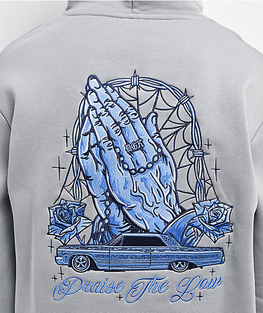 DGK Praise Silver Zip Hoodie
