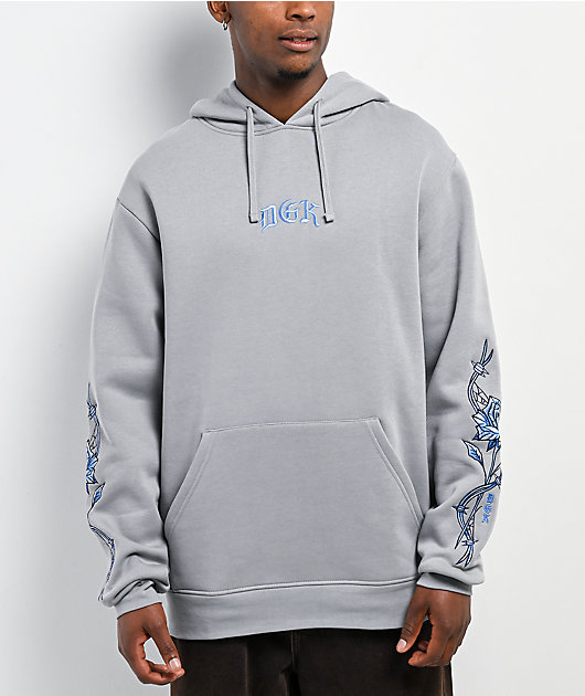 DGK Praise Silver Zip Hoodie