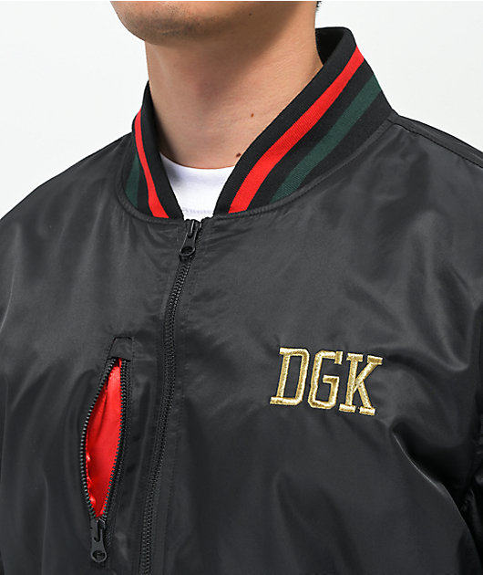 DGK Prime Black Bomber Jacket