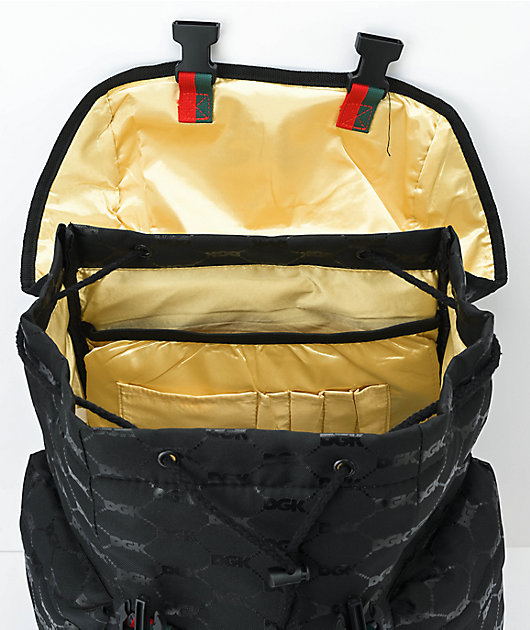 DGK Primo Mochila Negra, Roja y Verde