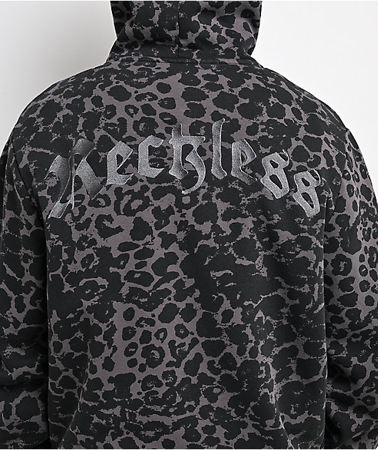 DGK Reckless Black Leopard Zip Hoodie