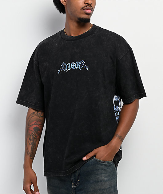 DGK Redeemer Black Wash T-Shirt | Zumiez