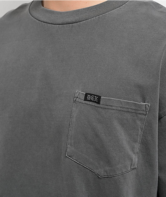 DGK Redemption 2.0 Heavyweight Charcoal Pocket T-Shirt