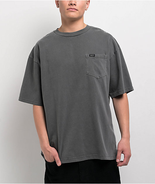 DGK Redemption 2.0 Heavyweight Charcoal Pocket T-Shirt