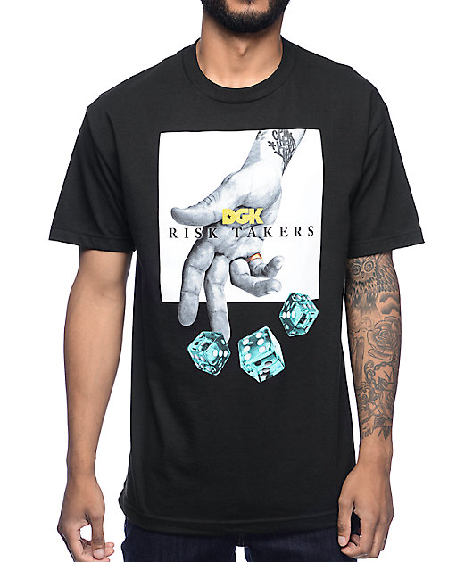 Dgk Risk Black T Shirt Zumiez