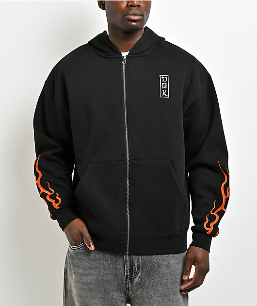 DGK Roamer Black Zip Hoodie