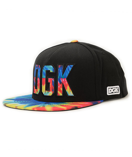 Tie dye snapback hat Clearance